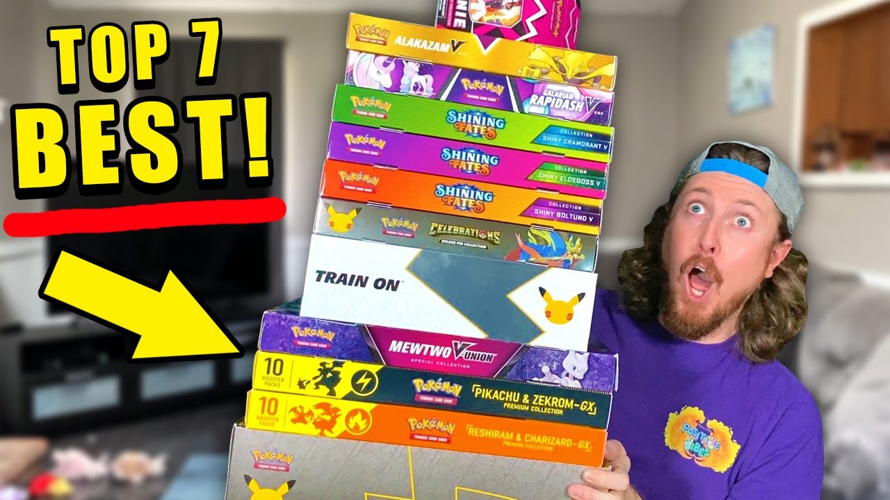 Top 7 BEST Pokemon Card Collection Boxes of 2021! (Opening Them All)
