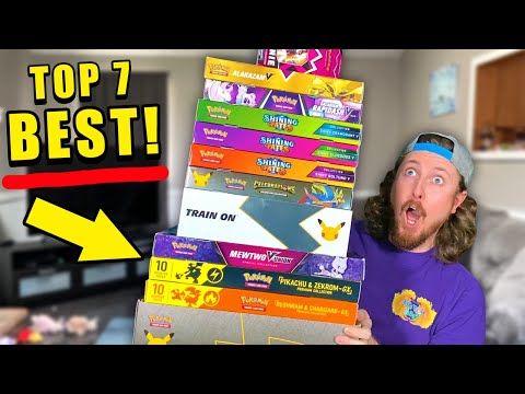 Top 7 BEST Pokemon Card Collection Boxes of 2021! (Opening Them All)