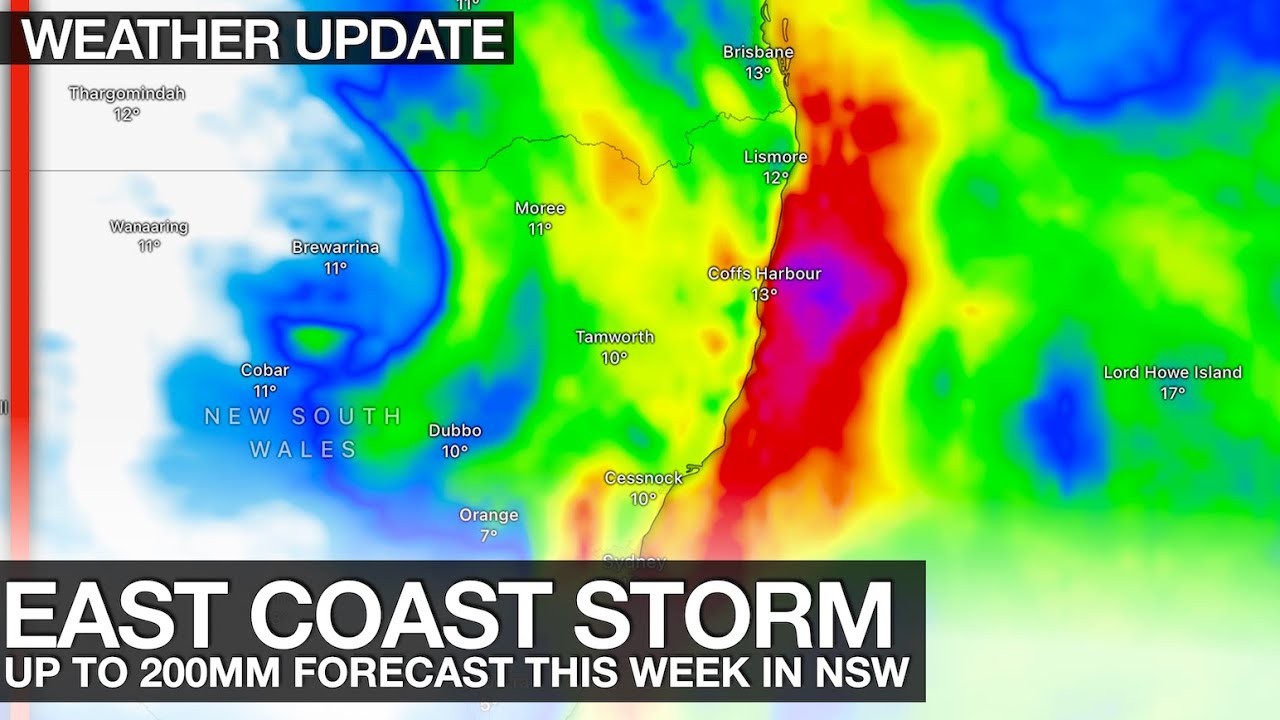 A Strong East Coast Storm Forecast to Bring Heavy Rain to Australia's ...