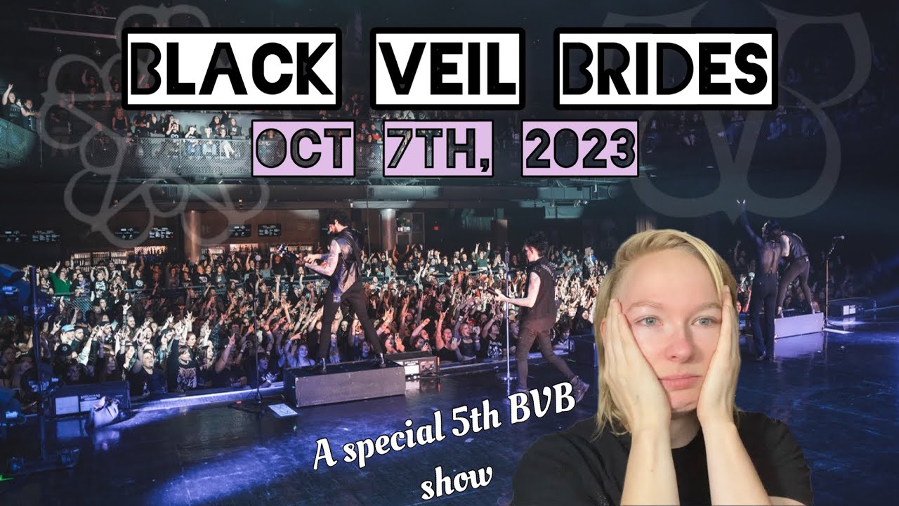 Black Veil Brides in Madison WI- Oct 7th 2023 (FULL SET + CONCERT VLOG)