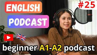 A1-A2 English listening practice｜Slow Listening \& Shadowing ｜ Motivation to Learn English ｜Podcast