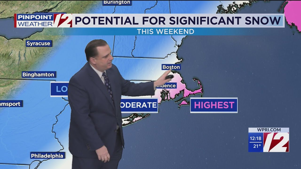 WPRI 12 Weather Forecast for 1/28/26: Cold and dry into the weekend ...