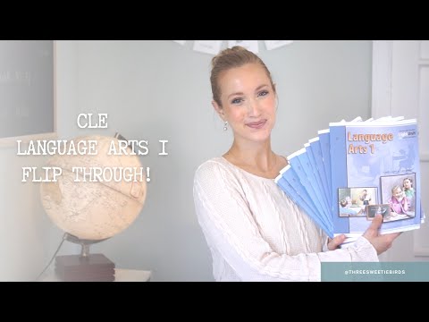 CLE Language Arts 1 Flip Through || Comparing CLE To TGATB Language Arts