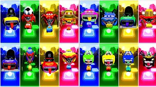 McQueen All Video Megamix🆚McQueen Eater🆚Choo Choo Charles🆚 McQueen Car🎶 Tiles Hop EDM Rush Gameplay🎯