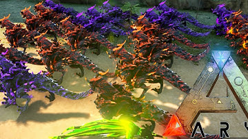 Ark Survival Evolved - EPIC DRAGON ARMY VS WARDEN, BOSS BATTLE - Modded Survival Ep72 (Ark Gameplay)