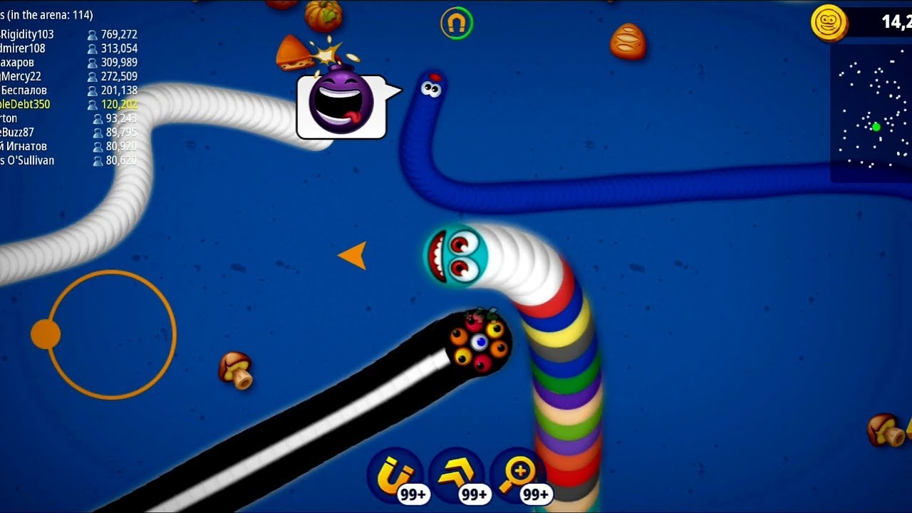 Worms Zone 🪱 level Mobile 