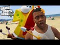 FRANKLIN meets SPONGEBOB but ITS HORRIBLE (GTA 5 Mods)