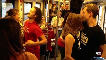 International Zouk FlashMob @ Metro, September 16th 2012 Amsterdam - NL