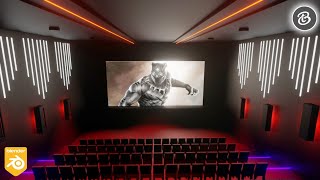 Theater Modelling In Blender 2.9 Just A Small Teaser..