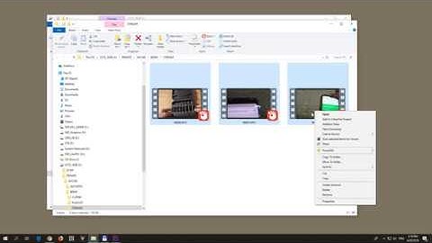 Enter into video folder on camera