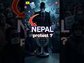 🇳🇵 Nepal Protest Uprising #NepalProtest  #NepalGenZ #SocialMediaBan  #facts #india #nepal