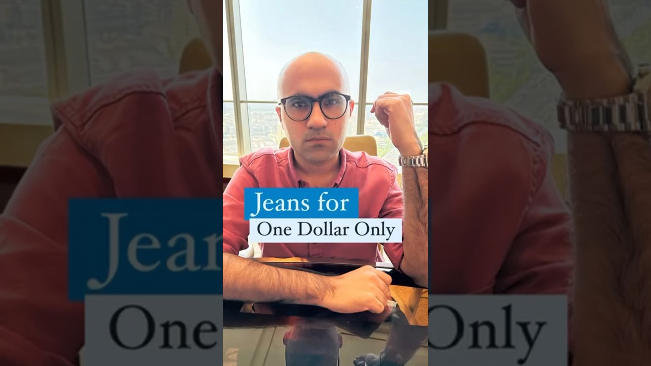 Джинсы всего за один доллар | Бизнес | Сартак Ахуджа