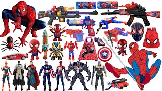 Spider Man action doll | Marvel popular toy collection | Marvel toy gun collection unboxing