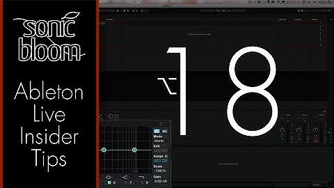 Ableton Live Insider Tips - Quickly Set the Q in EQ Eight