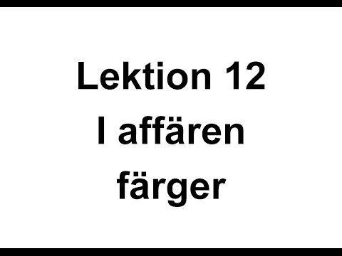 Video: 12 Perfekta Färgkombinationer För Kläder