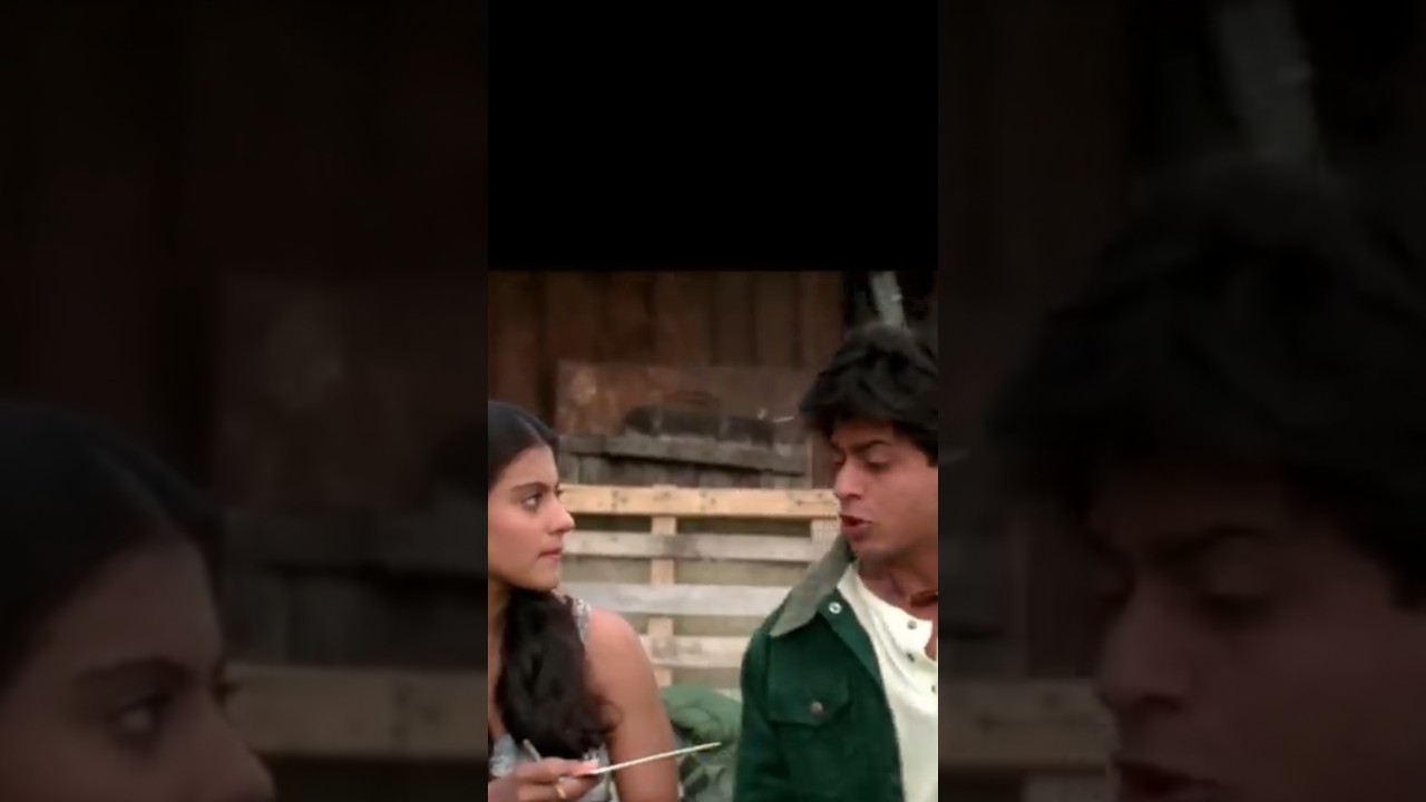 SRK Shahrukh Khan and Kajol in Dilwale dulhania le jayenge #srk #kingkhan #bollywood #shahrukh