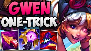 CHALLENGER GWEN ONE-TRICK INSANE SOLO CARRY! | CHALLENGER GWEN TOP GAMEPLAY | Patch 13.15 S13