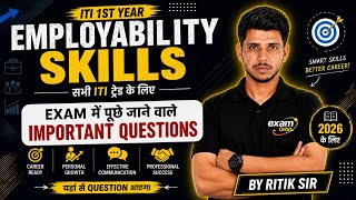 Employability Skills ITI 1st Year 2026 | Class 02 | Employability Skills 1st Year PYQ |#iti #itiexam