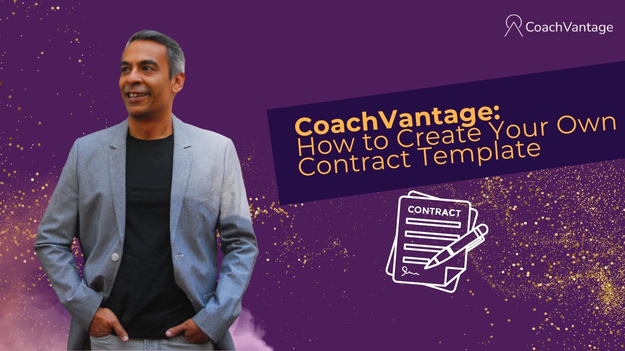 How to Create Your Own Contract Template in CoachVantage (Best Life ...