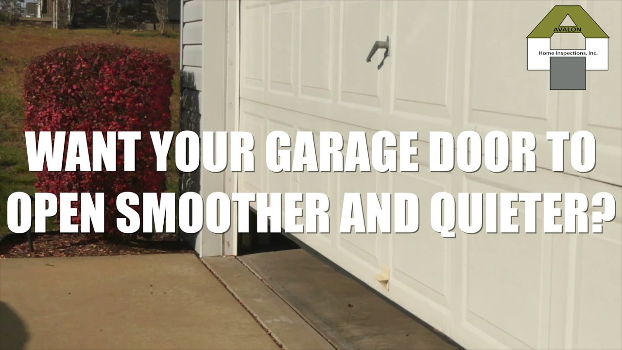 Avalon Home Inspections Garage Door YouTube