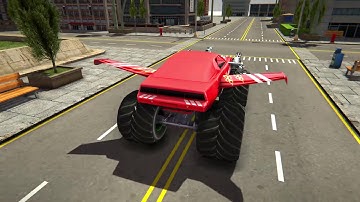 Flying Monster Truck Robot Transform - Robot Wars By Machine Dreams Inc