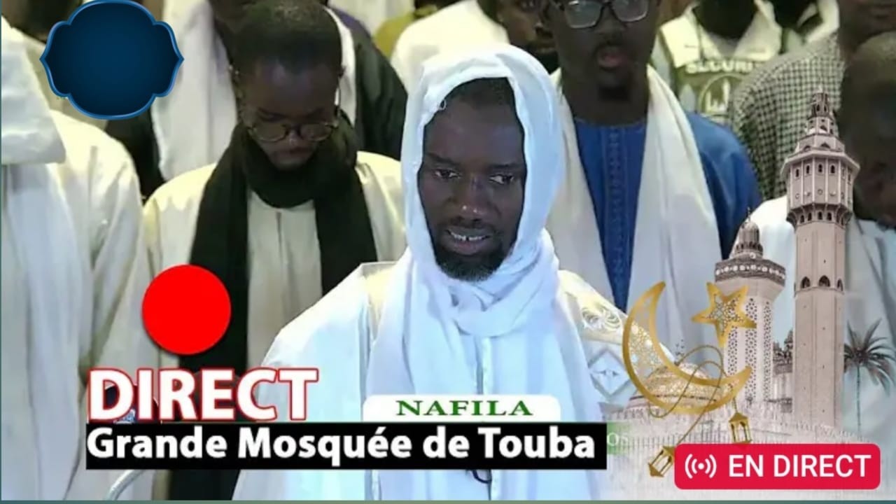 🔴EN DIRECT TOUBA|Nafilah Ramadan1447 – 15ème Nuit|Grande Mosquée deTOUBA |
