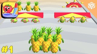 Fruit Rush 🍑🍓 All Levels Gameplay Android/iOS ( Levels 1 - 10 ) screenshot 2