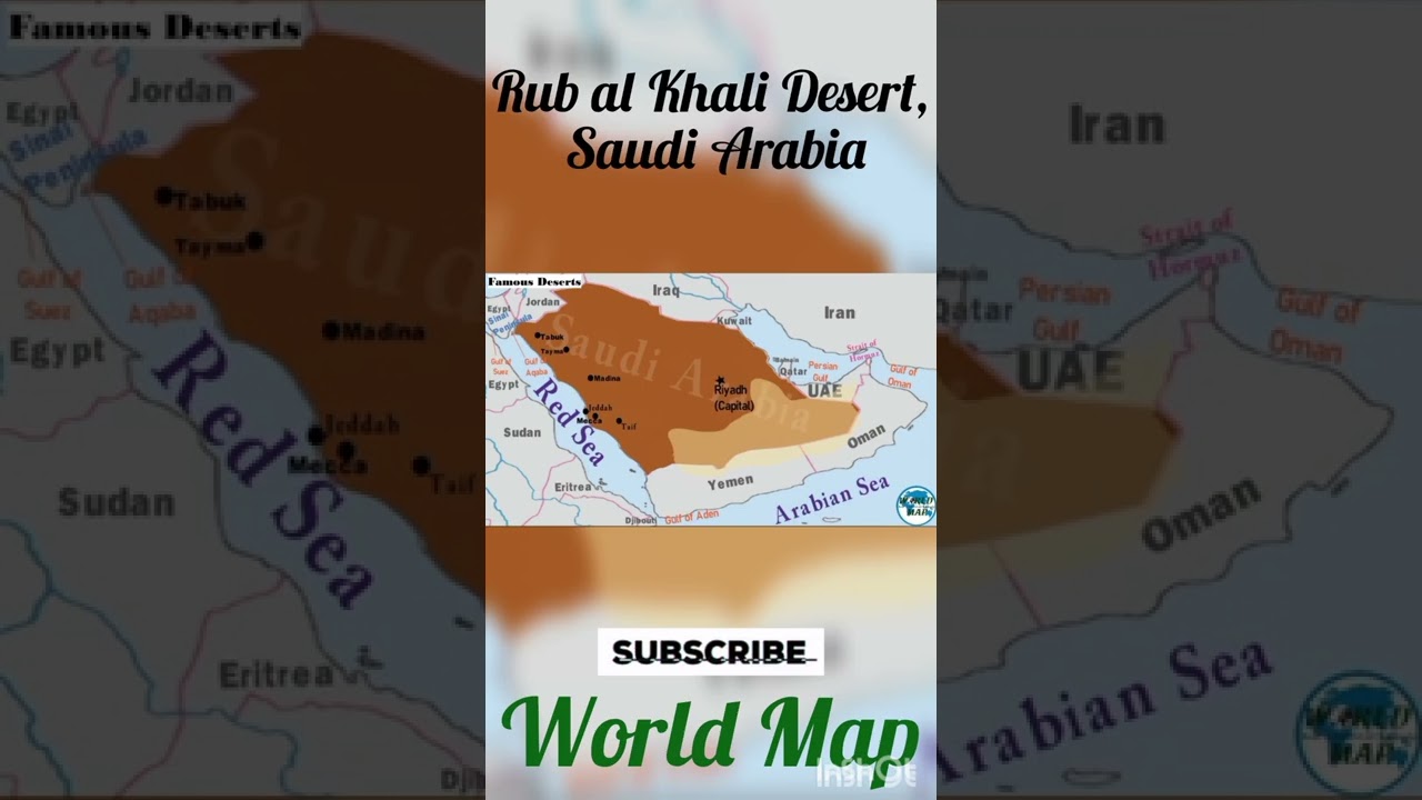 Rub Al Khali Desert On World Map Maxresdefault