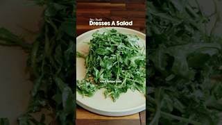 How to Dress a Salad Like a Pro Chef  #cooking #cookingtutorial #saladrecipe