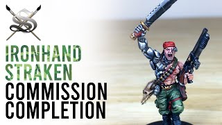 Colonel Ironhand Straken Astra Militarum Imperial Guard Character Commission Update   Siege Studios