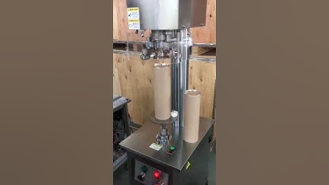 Paper can sealing machine,Semi automatic paper can with aluminum,metal lid seaming machine(2022)