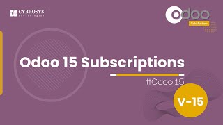 Odoo 15 Subscriptions Module  | Odoo 15 Enterprise Edition