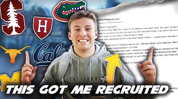 Best Email Tips to get RECRUITED for College Athletics