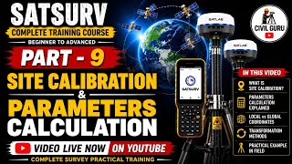 Site Calibration &amp; Parameters Calculation in DGPS | Step by Step Full Explanation | Part 9