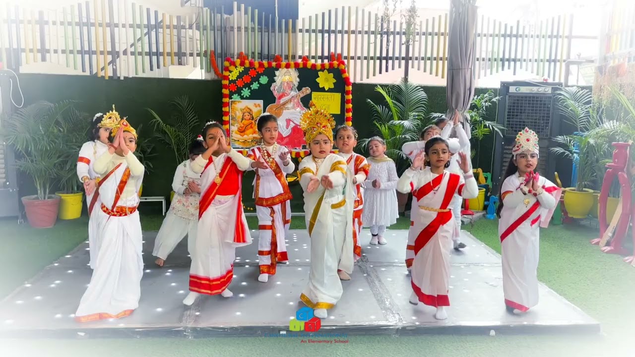 Where knowledge begins, devotion leads — a beautiful Saraswati Vandana by our young performers.