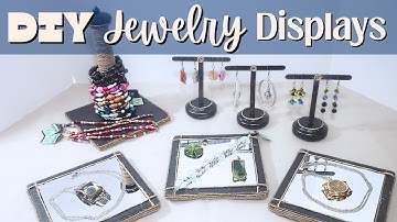 3 Simple DIY Budget-friendly Jewelry Displays For your next Craft Booth