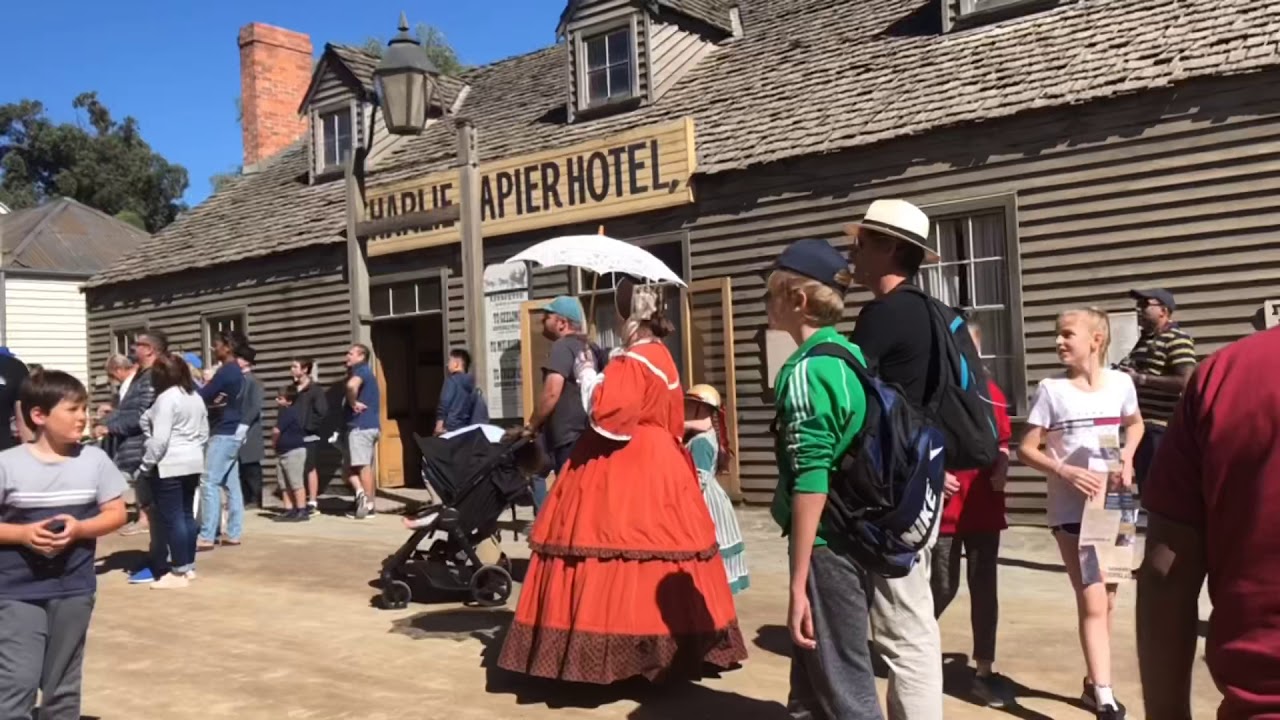 A day at Sovereign Hill, Ballarat,