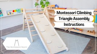Montessori Climbing Triangle Assembly Instructions