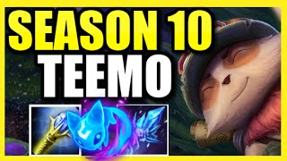 (SO ANNOYING!) *THIS* IS HOW YOU PLAY TEEMO PERFECTLY IN SEASON 10!  TEEMO SUPPORT S10 BUILD + GUIDE