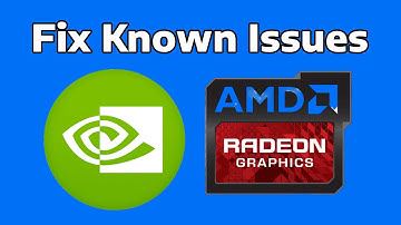 How To Fix Warning Known Issues With Graphics Driver NVIDIA or AMD in Windows PC