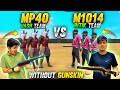 No Gun Skin Mp40 Vs M1014 Between Team Jash & Ritik 😲 || Battle For Guild Leader - Garena Free Fire