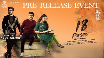 18 Pages Pre Release Event | Allu Arjun | Nikhil, Anupama | Sukumar | SuryaPratap | GopiSundar