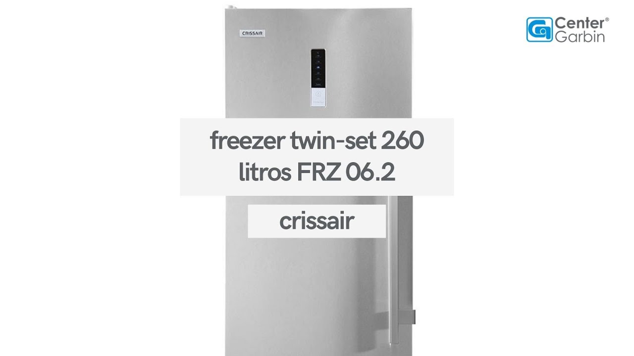 Freezer Twin-Set 260 Litros Inox 220V FRZ 06.2 | Crissair