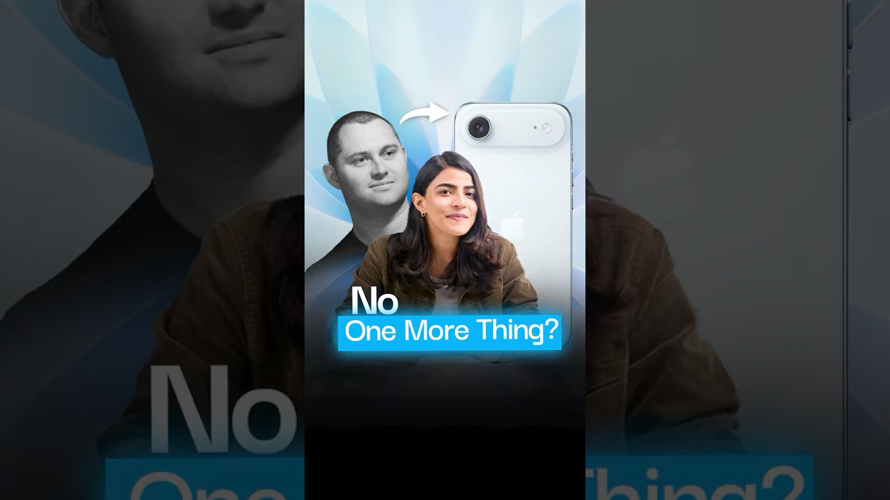 No “One more thing” anymore? 🍎💻