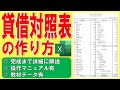 Excelで貸借対照表を作る方法◆実践で作って慣れよう◆完成まで1操作毎に分かりやすく解説◆操作マニュアル有・教材データ有◆BS、決算書、財務諸表、損益計算書、エクセル、作成方法、作り方