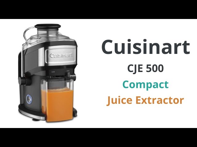 Exprimidor De Jugos De Acero Cuisinart Ccj-500 