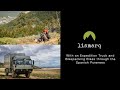 Expedition truck and bicycles through the spanish pyrenees