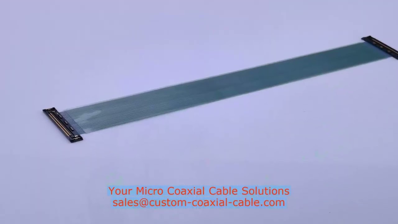 Watch build-to-print micro coaxial cable for industrial cameras traceable lots Chinese Best Exporter