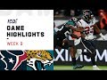 Texans vs. Jaguars Week 9 Highlights | NFL 2019
