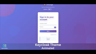 Keycloak Theme Demo | Login, Email, OTP & Authentication UI (Animated – DKForge)